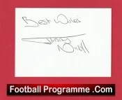 Manchester United Jimmy Nicholl Autograph Signed Man Utd