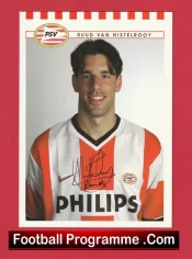PSV Manchester United Ruud Van Nistelrooy Autograph Signed Picture Man Utd