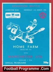 Home Farm v Manchester United 1976 – Lansdowne Road Dublin Ireland