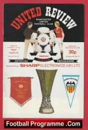 Manchester United v Valencia 1982 – Man Utd UEFA Cup
