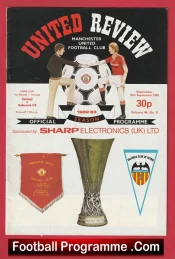 Manchester United v Valencia 1982 – Man Utd UEFA Cup