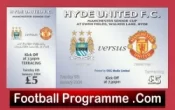 Manchester City v Manchester United 2004 – Senior Cup Football Ticket