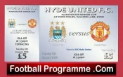 Manchester City v Manchester United 2004 – Senior Cup Football Ticket