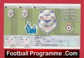Millwall v Wigan Athletic 1999 – Ticket Shield Cup Final Wembley