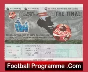Middlesbrough v Leicester City 1997 – League Cup Final Football Ticket