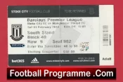 Stoke City v Manchester United 2014 – Football Ticket
