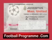 Juventus v Manchester United 1997 – Football Ticket Italy