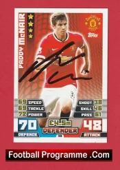 Manchester United Paddy McNair Autograph Signed Football Card Man Utd