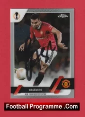 Manchester United Casemiro Autograph Signed Football Card Man Utd