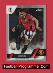 Manchester United Casemiro Autograph Signed Football Card Man Utd