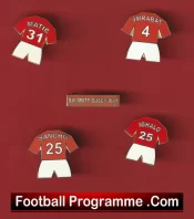 Manchester United Football Badge Collection Man Utd Badges X 5