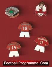 Manchester United Football Badge Collection Man Utd Badges X 5