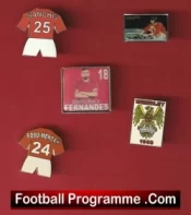 Manchester United Football Badge Collection Man Utd Badges X 5