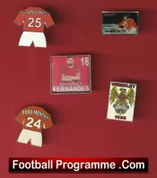 Manchester United Football Badge Collection Man Utd Badges X 5