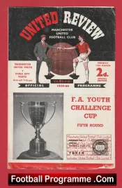 Manchester United v Stoke City 1960 – Man Utd FA Youth Cup