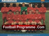 Aberdeen Football Club Multi Autographed Signed Team Picture 1970s