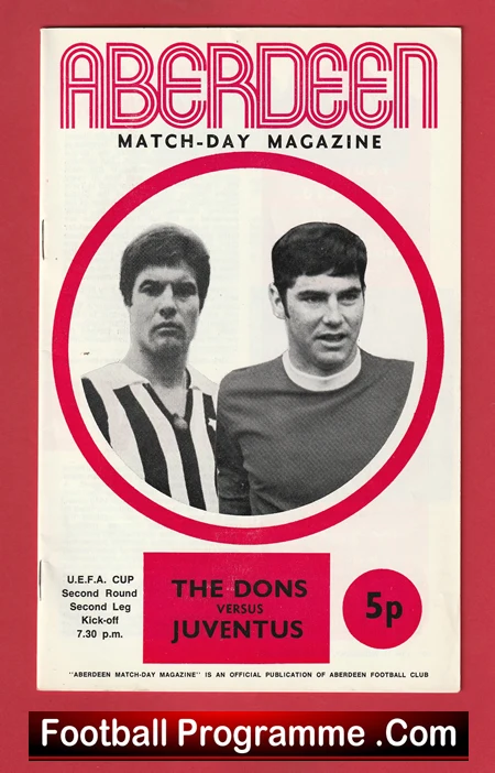 Aberdeen v Juventus 1971 - UEFA Cup Second Leg - Image 2