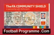 Arsenal v Manchester United 2003  – Community Shield Ticket