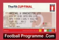 Arsenal v Manchester United 2005 – Cup Final Football Ticket Wales