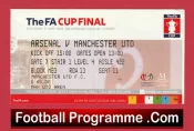 Arsenal v Manchester United 2005 – Cup Final Football Ticket Wales