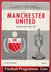 Australia Tour Northern New South Wales v Manchester United 1967 NSW