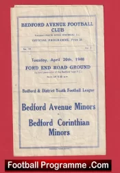 Bedford Avenue Minors v Bedford Corinthian Minors 1948 – 1940s