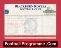 Blackburn Rovers v Manchester United 1994 – Match Ticket