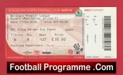Blackburn Rovers v Manchester United 2010 – Football Ticket