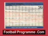 Charlton Athletic v Manchester United 2006 – Match Ticket