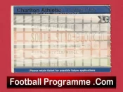Charlton Athletic v Manchester United 2006 – Match Ticket