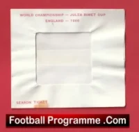 England World Cup 1966 – Genuine Match Ticket Wallet
