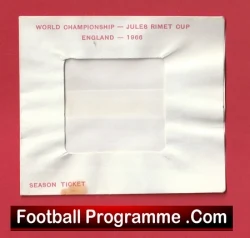 England World Cup 1966 - Genuine Match Ticket Wallet - football memorabilia