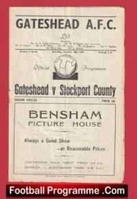 Gateshead v Stockport County 1952 – 1950s