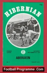 Hibernian Hibs v Aberdeen 1978 – Alex Ferguson First Season