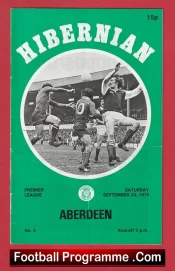 Hibernian Hibs v Aberdeen 1978 – Alex Ferguson First Season