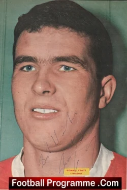 Liverpool Ron Yeats Autographed Signed Picture - football memorabilia