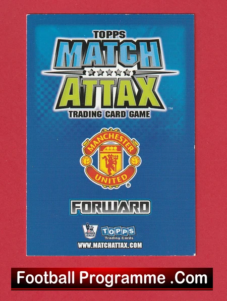 Manchester United Dimitar Berbatov Autographed Signed Football Card Man Utd - Image 3