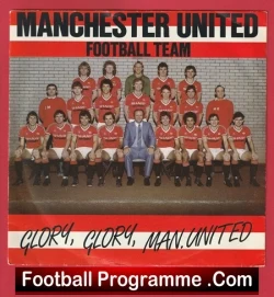 Manchester United Football Team Glory Glory Man United Single Record 1983 - football programme