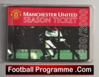 Manchester United Man Utd Season Ticket Book LMTB 1999 2000