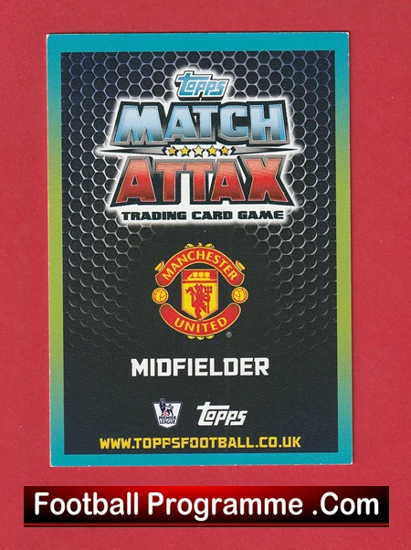 Manchester United Morgan Schneiderlin Autographed Signed Football Card Man Utd - Image 3