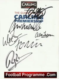 Manchester United Multi Signed Ferguson Keane Giggs Plus