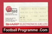 Manchester United v Arsenal 1978 – FA Cup Football Ticket