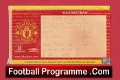 Manchester United v Aston Villa 2001 – Match Ticket Visiting Team