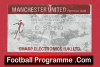 Manchester United v Oxford United 1989 – FA Cup Match Ticket