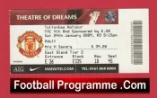 Manchester United v Tottenham 2009 – Football Ticket