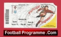 Portugal v England 2004 – Match Ticket
