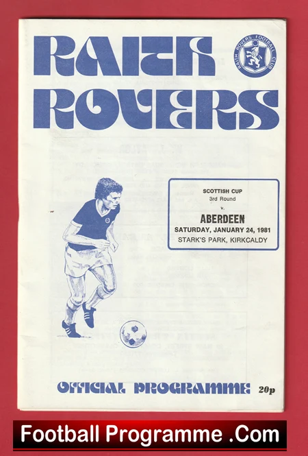 Raith Rovers v Aberdeen 1981 - Scotland - Image 2