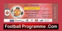 Ruzomberok v Manchester United 2013 – Match Ticket Slovakia