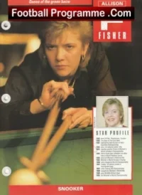 Snooker Allison Fisher Autograph Signed Picture