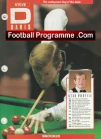 Snooker Steve Davis Autograph Signed Picture
